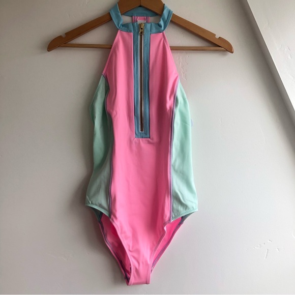 LoveShackFancy X Hurley Max Colorblock One Piece | Sz M - Picture 12 of 16